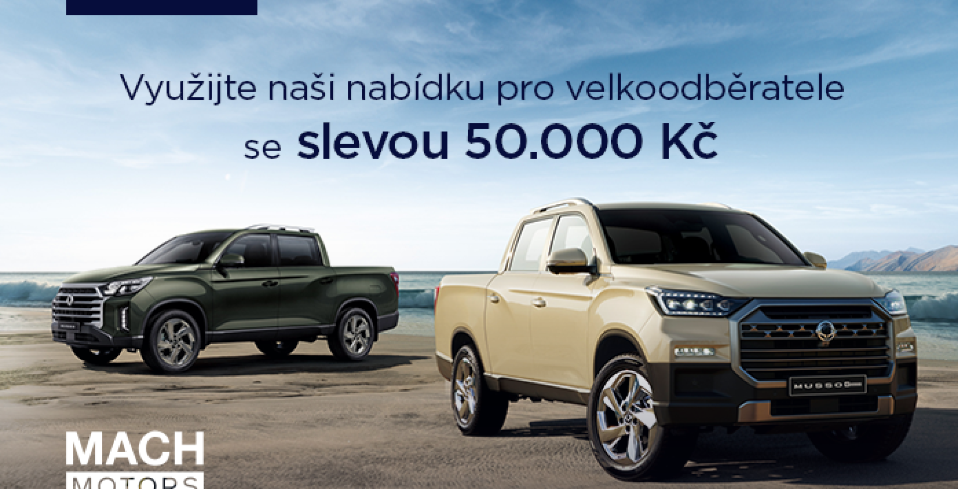 Fleetový program vozů KGM Rexton a Musso Grand